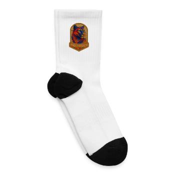 Pro Division Neon Puma Patch - Tennis Socks - white - Right