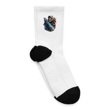 Frostfire Blade Warrior - Tennis Socks - white - Right