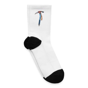 Ice climbing Axe - Tennis Socks - white - Right