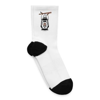 Lantern Branch Forest Bushcraft - Tennis Socks - white - Right