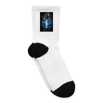 Arcane Lightning Lantern - Tennis Socks - white - Right