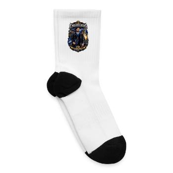 Master of Engineering Crest - Tennis Socks - white - Right
