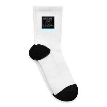 Think Before You Speak Tee - Tennis Socks - white - Right