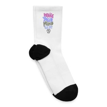 Wake Your Mind Up - Tennis Socks - white - Right