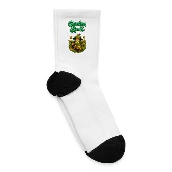 Garden Spell Green Mage - Tennis Socks - white - Right