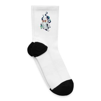 Luminous Lantern Ghost - Tennis Socks - white - Right