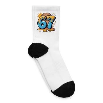 Melting 67 Summer Scoop - Tennis Socks - white - Right