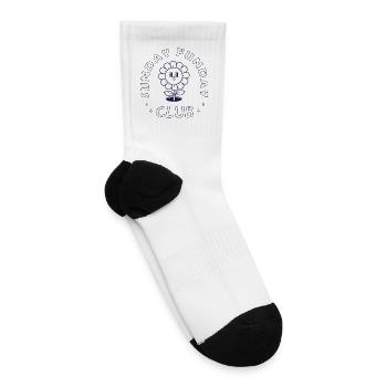Sunday Funday Club – Retro Weekend Vibes - Tennis Socks - white - Right