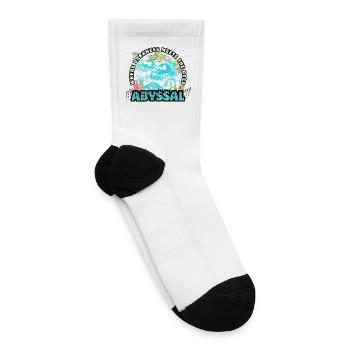 Abyssal Depths Coral Ocean - Tennis Socks - white - Right