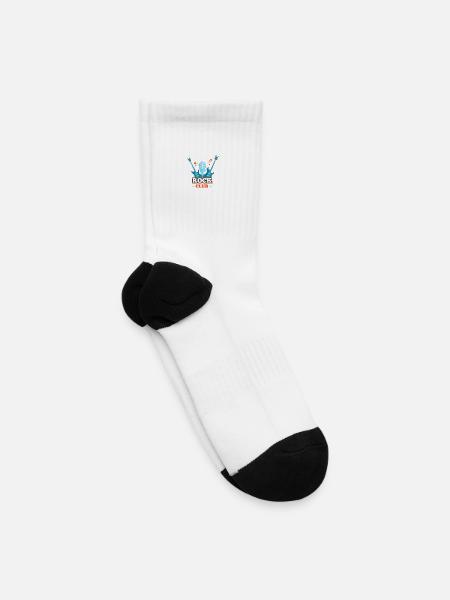Rock Club Stage Icon - Tennis Socks - white