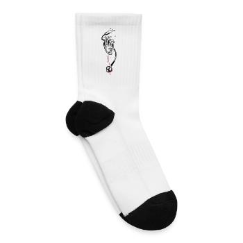 Anatomical Heart Stethoscope Artwork - Tennis Socks - white - Right