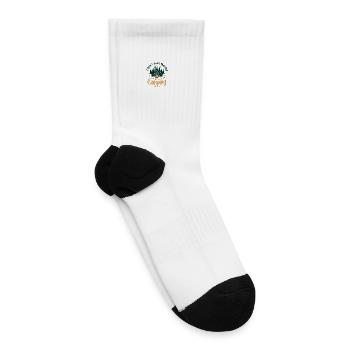 Camping Spirit Forest Tent Design - Tennis Socks - white - Right
