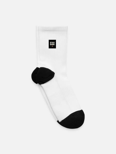 Unique & Comfy Tee - Tennis Socks - white