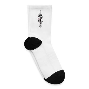 The Zen Blade: Eternal Dragon - Tennis Socks - white - Right