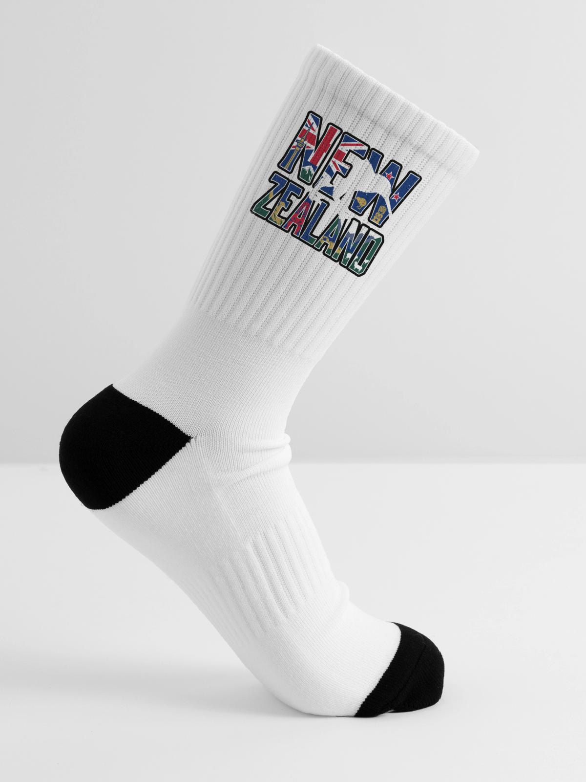 New_Zealand - Tennis Socks - white - Right
