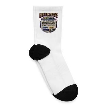 Earth Shutdown Message Retro PC - Tennis Socks - white - Right