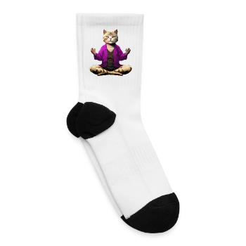 Yogi the Cat - Tennis Socks - white - Right