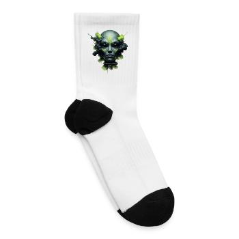Unknown Power Alpha Alien - Tennis Socks - white - Right