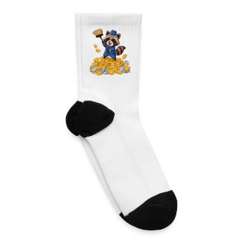 Raccoon Cash Collector - Tennis Socks - white - Right