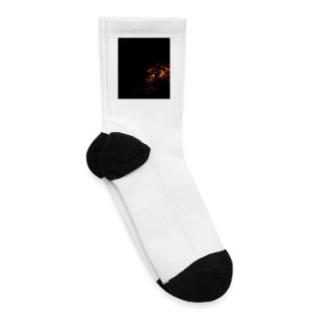 Night Ember in the Pines - Tennis Socks - white - Right