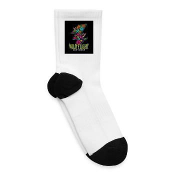 Wild Flight Floral Lightning - Tennis Socks - white - Right