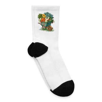 Veggie Patch Victory - Tennis Socks - white - Right