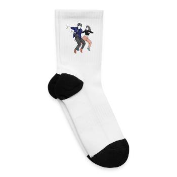 Urban Duo Dance Sketch - Tennis Socks - white - Right