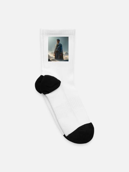 price of the clouds - Tennis Socks - white