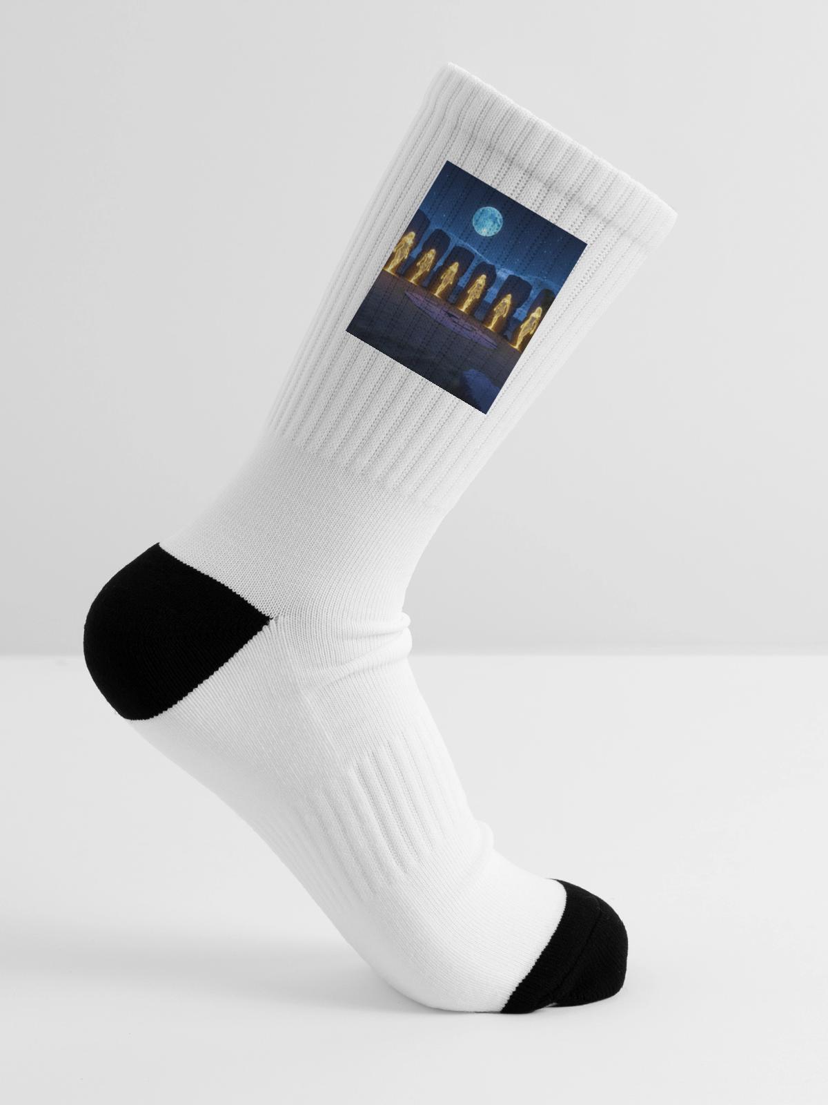 Pleiadians - Tennis Socks - white - Right