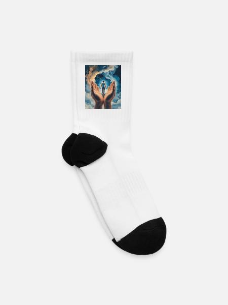 fix your inside first - Tennis Socks - white
