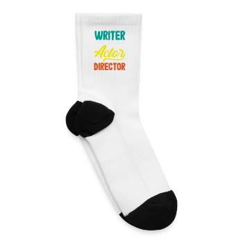 Musicals Writer Producer Actor Director Lover - Tennis Socks - white - Right