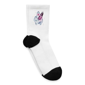 Oni Samurai Oni Blade Rain Streetwear Futuristic - Tennis Socks - white - Right