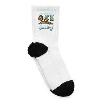 Bake Bakers Ask About Baking - Tennis Socks - white - Right