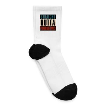 Straight Outta Pembroke Pines Florida FL - Tennis Socks - white - Right
