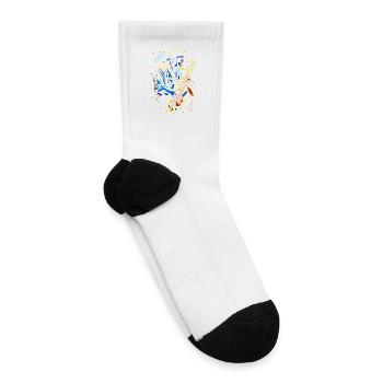 Saxophone Player Grandfather - Tennis Socks - white - Right