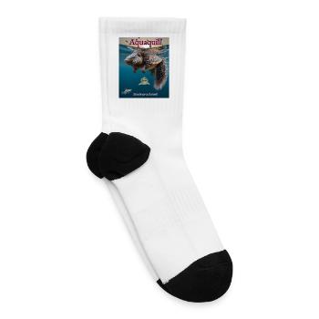 Aquaquill Shark-Proof Shell - Tennis Socks - white - Right