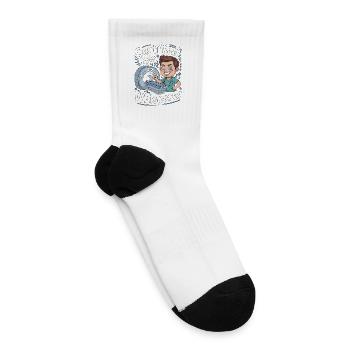 MRI Tech Certified Spin Whisperer Radiographer - Tennis Socks - white - Right