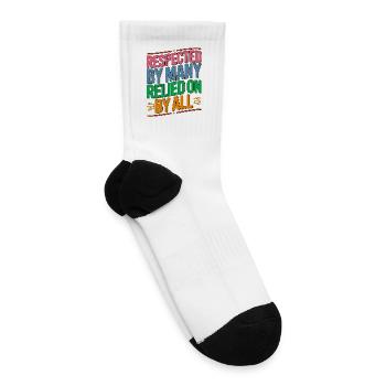 ER Nurse Respected By Many Relied On Trauma Nurse - Tennis Socks - white - Right