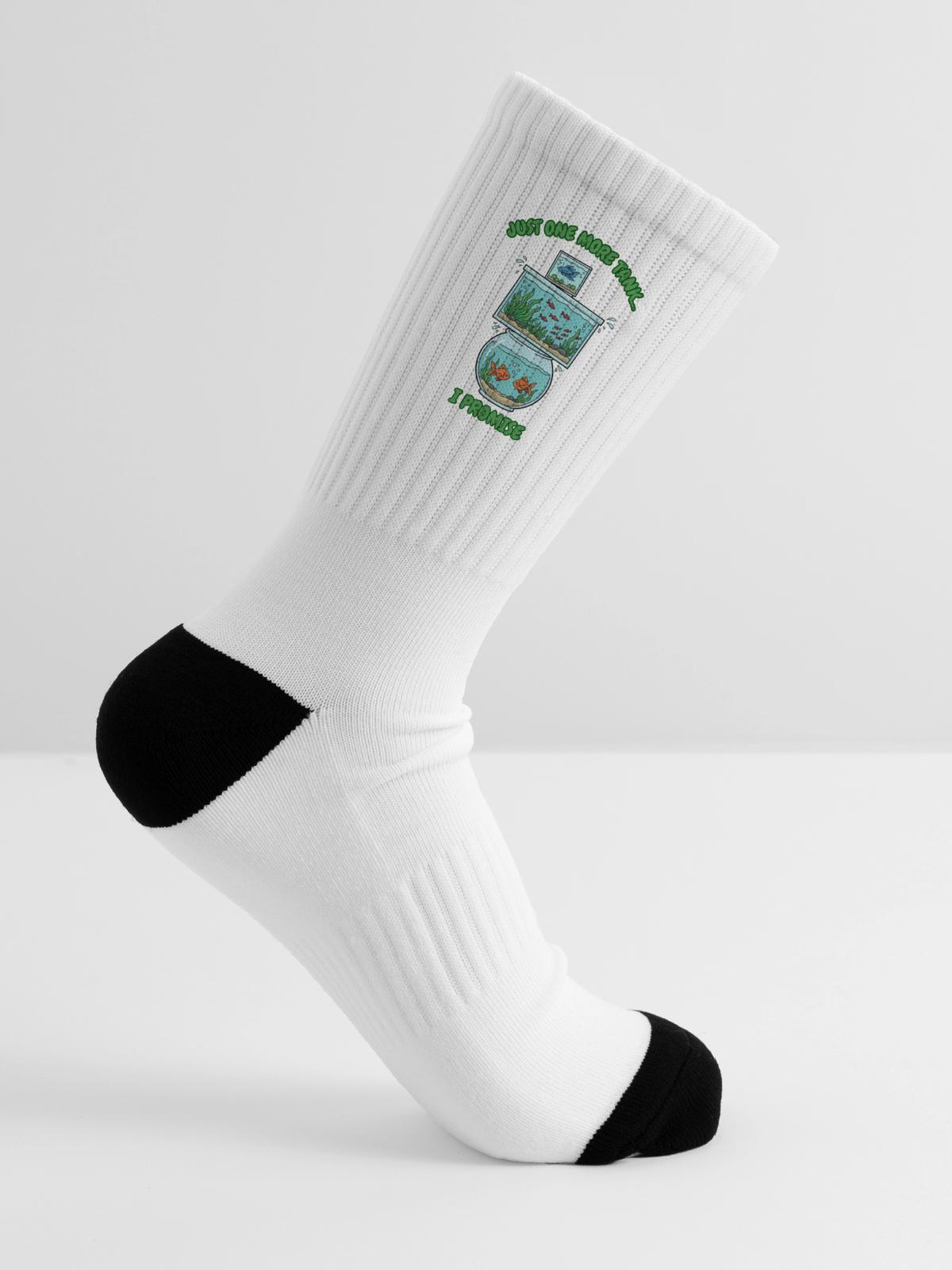 Just One More Tank - Tennis Socks - white - Right