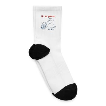Grumpy Cat Rejects Ice - Tennis Socks - white - Right