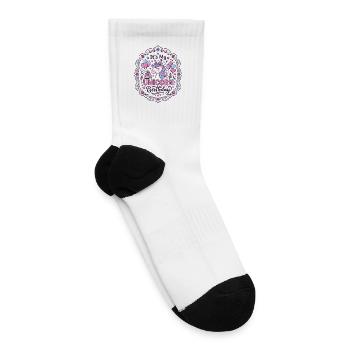 Unicorn Birthday Queen of Unicorn Land Trendy G - Tennis Socks - white - Right