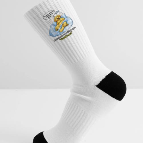 Funny Goldendoodle Sleeping design. - Tennis Socks