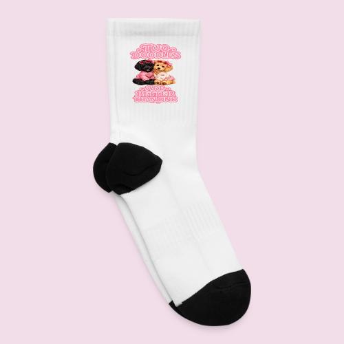 Two Doodles Are Better Than One - Tennis Socks