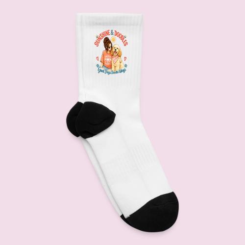 Sunshine & Doodles – Good Days, Doodle Ways - Tennis Socks