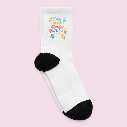 Making Summer Memories One Paw Print at a Time - Tennis Socks