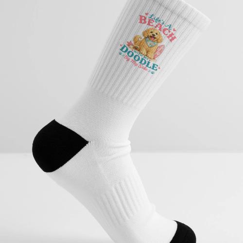 Life's A Beach With My Doodle By My Side - Tennis Socks