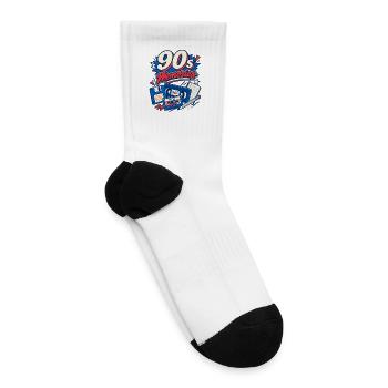 90s retro memories - Tennis Socks - white - Right