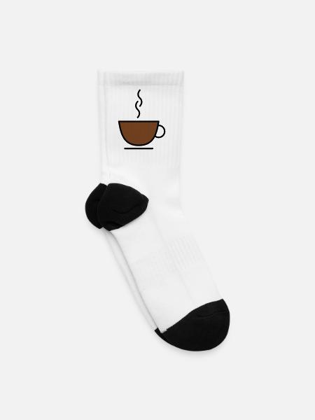 Coffee cup - Tennis Socks - white