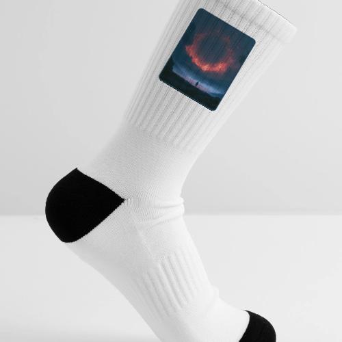 Supernova Reflection Space Scene - Tennis Socks