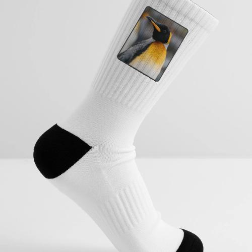 King Penguin Portrait Design - Tennis Socks